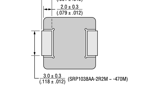33 µH Shielded core SRP1038AA-330M Bourns